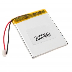 Аккумулятор 3.7v 2000mAh 65x50x3мм (2 pin)