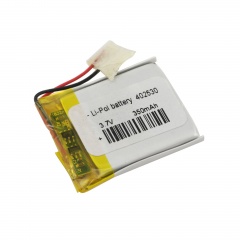 Аккумулятор 3.7v 350mAh 30x25x4 мм (2 pin)