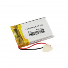 Аккумулятор 3.7v 500mAh 35x25x4 мм (2 pin)