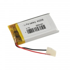 Аккумулятор 3.7v 350mAh 35x20x4 мм (2 pin)