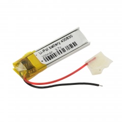 Аккумулятор 3.7v 200mAh 30x9x3 мм (2 pin)