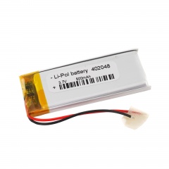 Аккумулятор 3.7v 500mAh 50x20x4 мм (2 pin)