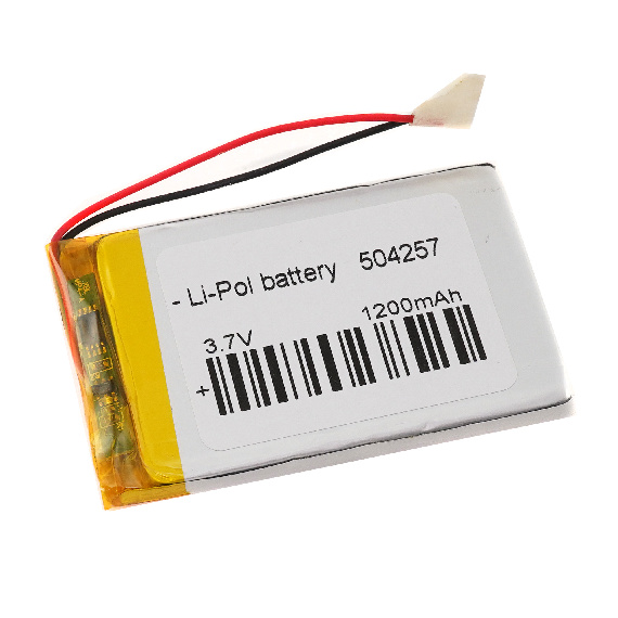 Аккумулятор 3.7v 1200mAh 60x40x5мм (2 pin)