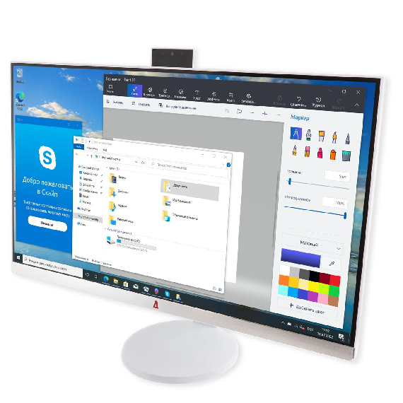 Моноблок Azerty AZ-2721 (Intel i7-8750H 2.2GHz, 8Gb, 256Gb SSD) 27